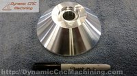 Dynamic CNC Machining - Aluminum Cone