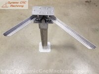 Dynamic CNC Machining - Articulating Converyor Arm Assembly